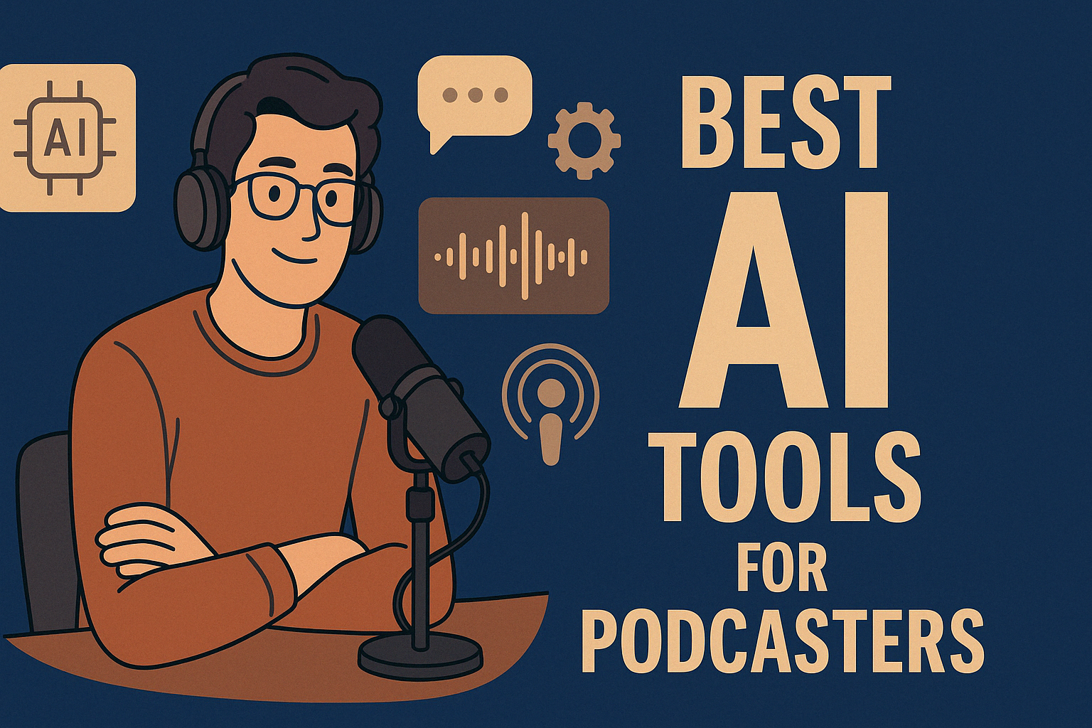 Best AI Tools for Podcasters Cover