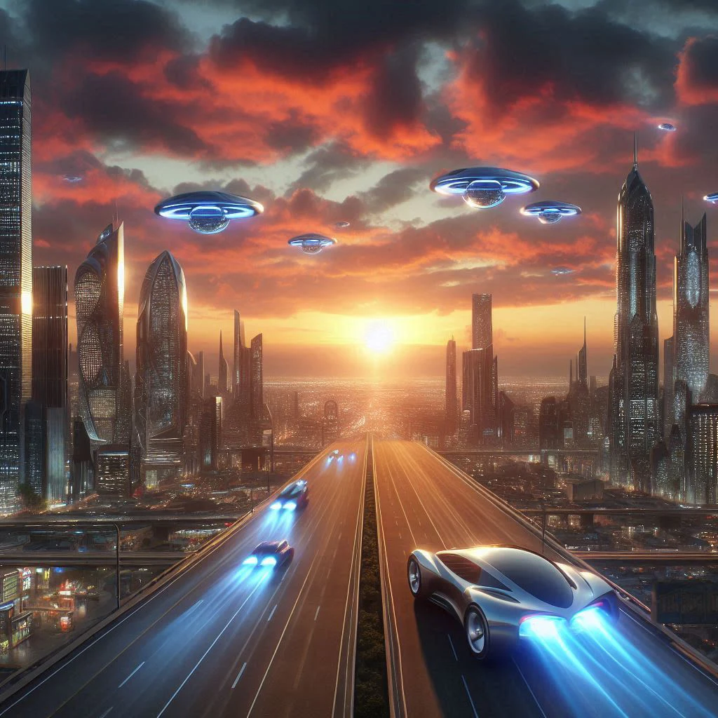 Best Free AI Image Generators 2 Futuristic city skyline by DALL·E 3