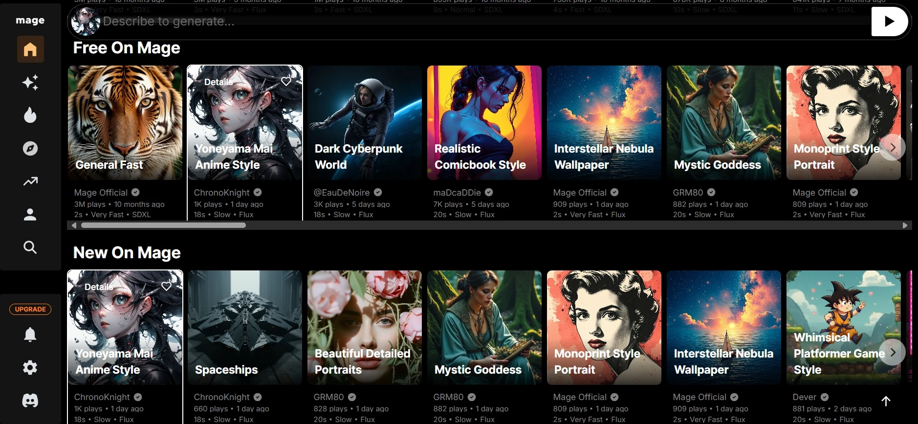 Mage Space – Stable Diffusion-based AI image generator for all users Mage Space – Create AI-generated images using Stable Diffusion in an open-source web interface