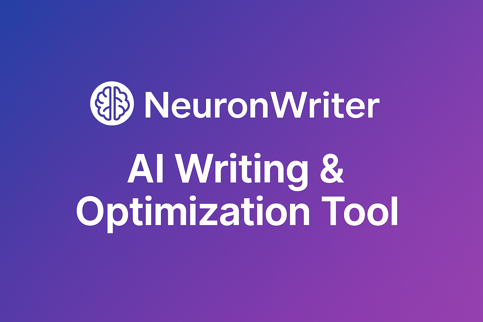 NeuronWriter 1 NeuronWriter SEO Content Optimization and AI Writing Tool